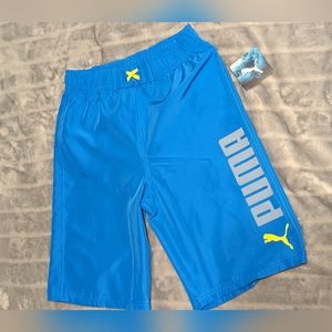 Puma men's Electric blue swim trunks Sz: XL NWT